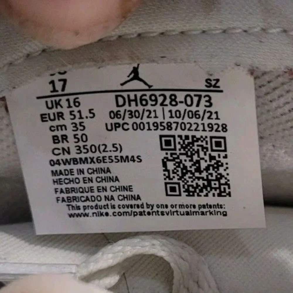 Size 17 - Air Jordan 6 Low Lunar New Year Men's Basketball Shoes White Gold